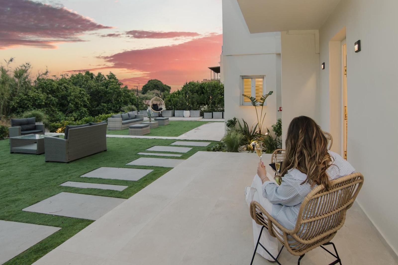 Le Jardin Apartments Kampos Marathokampou Exterior foto